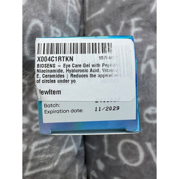 Biosens Eye Contour Gel w Peptides Hyaluronic Acid Niacinamide & Ceramides NEW - Picture 6 of 6